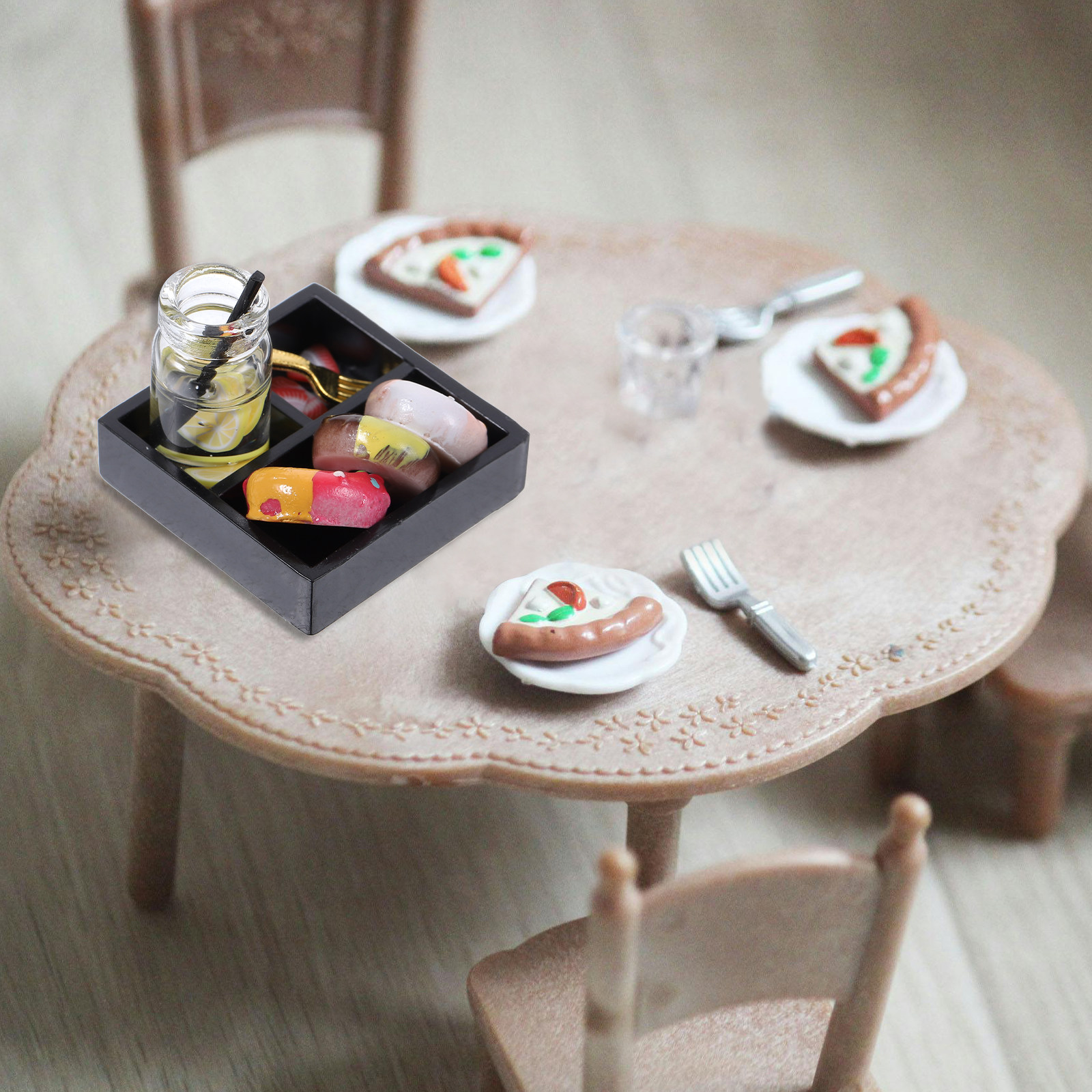 1Set Miniature Afternoon Tea S - مراجعة Food Sweet Snacks وسعره