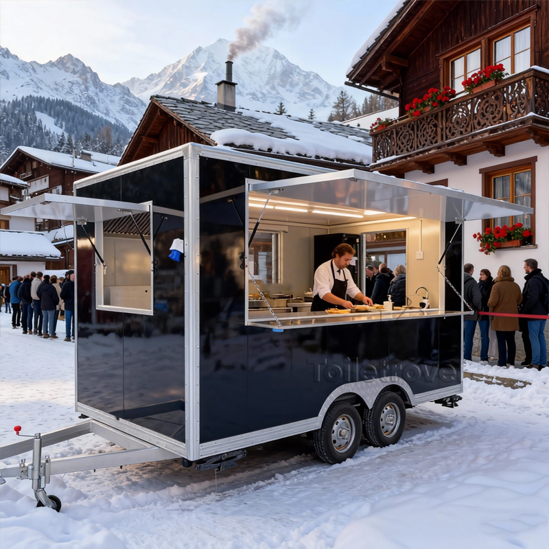 High End Commercial Food Truck - مراجعة Food Sweet Snacks وسعره