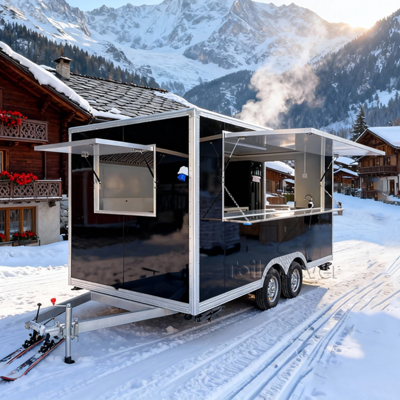 High End Commercial Food Truck - مراجعة Food Sweet Snacks وسعره